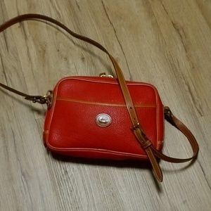COPY - Vintage Dooney & Bourke Red Peeble Leather Bag